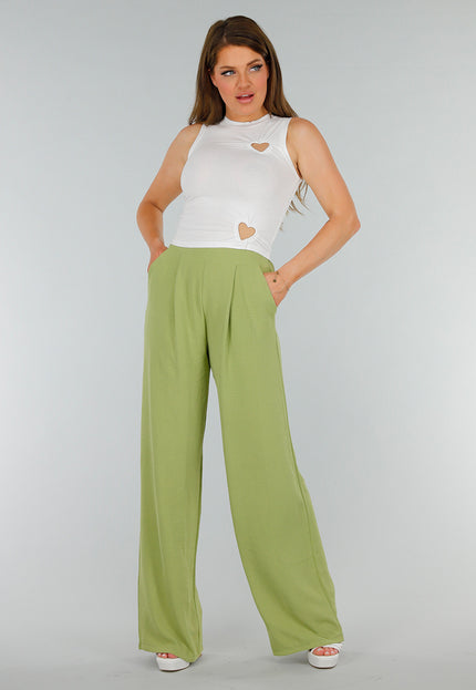 SALESELECTIE Witte Mouwloze Stretch Cropped Top