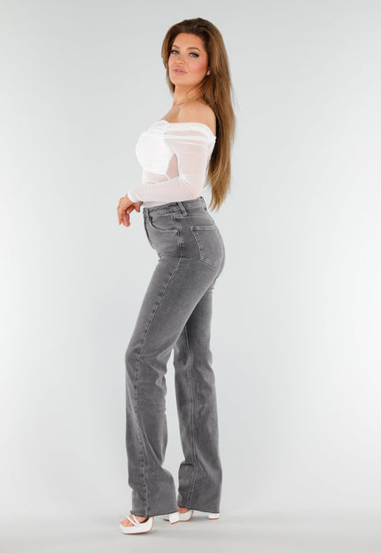 SALESELECTIE Witte Off-Shoulder Mesh Top