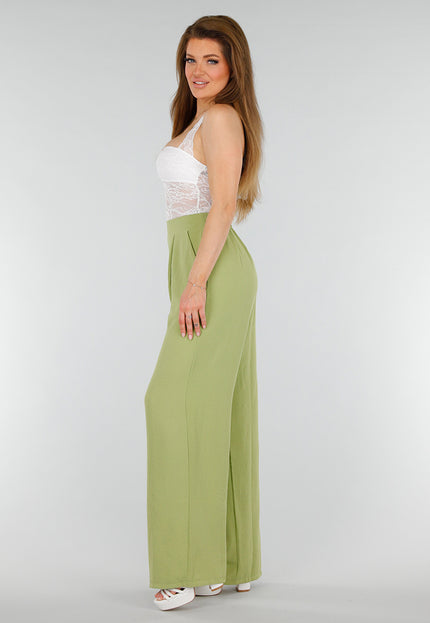 SALESELECTIE Witte Stretch Haltertop met Stretch