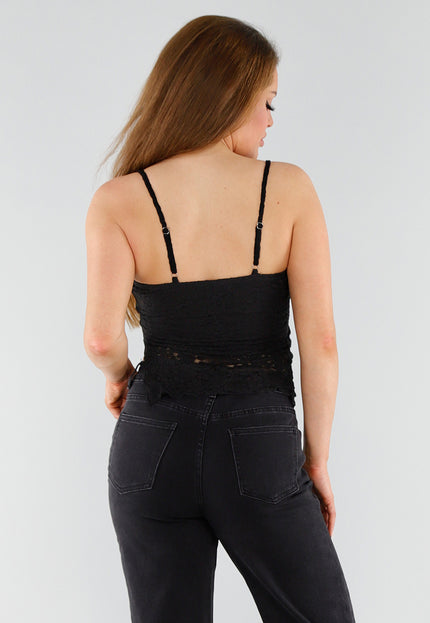 SALESELECTIE Zwarte Kanten Top