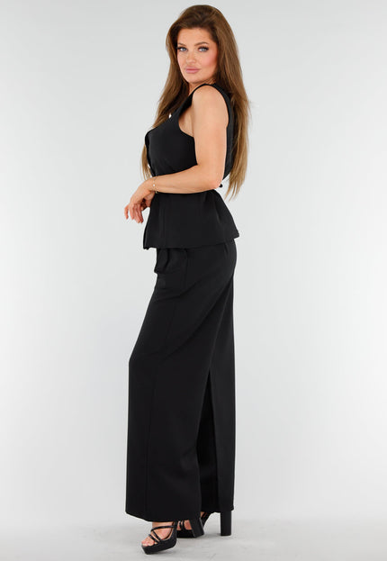 SALESELECTIE Zwarte Set met Top en Wijde Broek