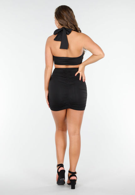 SALESELECTIE Zwarte two-piece met Hartvormige Details