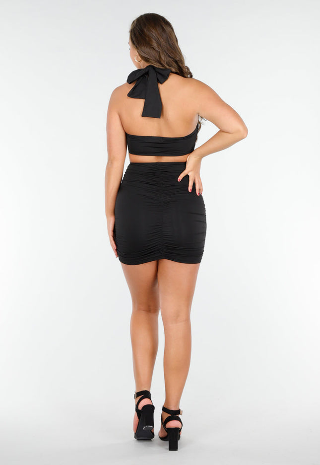 SALESELECTIE Zwarte two-piece met Hartvormige Details