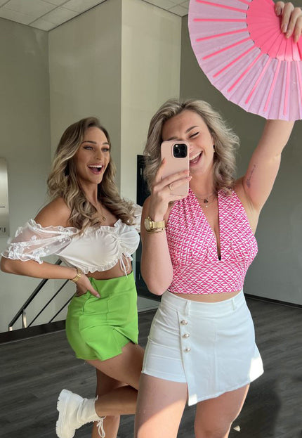 Stijlvolle Plastic Waaier Roze