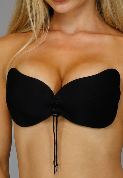 Strapless Ultra Push-Up Invisible Bra Zwart