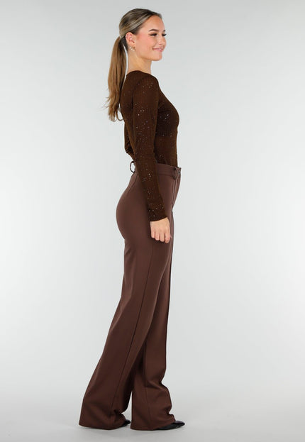 Tall Bruine Stretch Pantalon