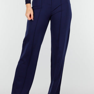 Tall Navy Blauwe Super Stretch Pantalon