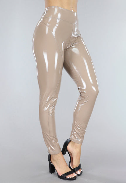 Taupe PVC Legging