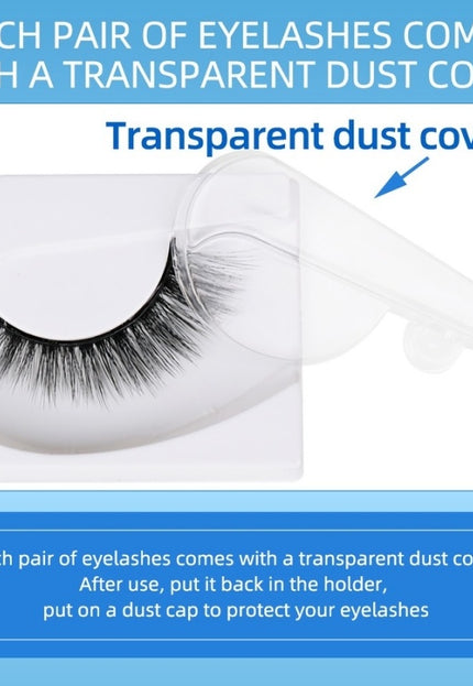 TERUG 5x Natuurlijke Zelfklevende Wimpers Set 34mm