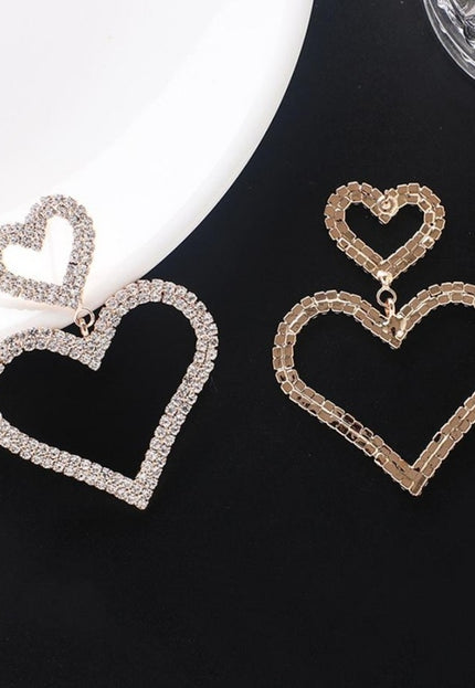 TERUG Gouden Hartjes Oorbellen