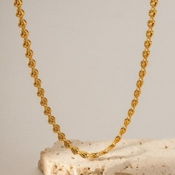 TERUG Gouden Minimalistische Ketting