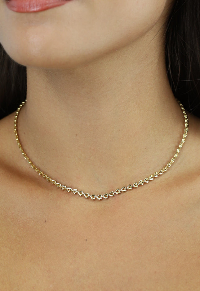 TERUG Gouden Minimalistische Ketting