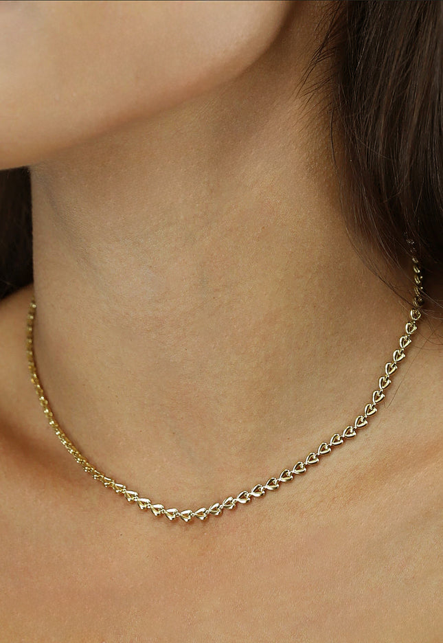TERUG Gouden Minimalistische Ketting