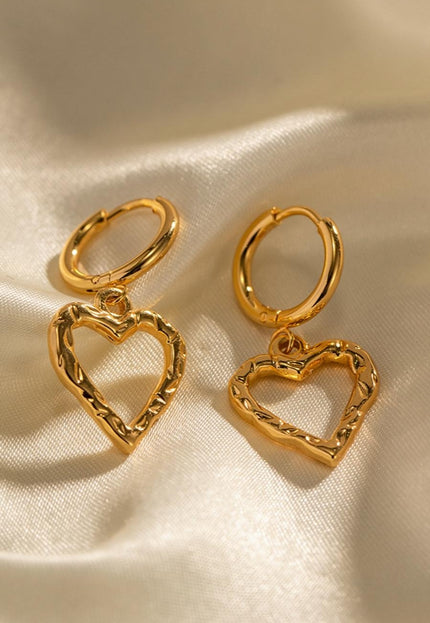 OP=OP.04.NL Gouden Oorbellen met Hartje