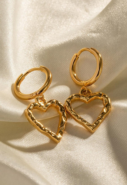 OP=OP.04.NL Gouden Oorbellen met Hartje