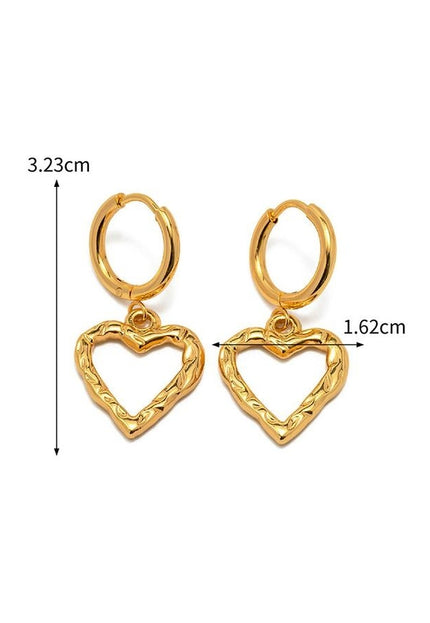 OP=OP.04.NL Gouden Oorbellen met Hartje