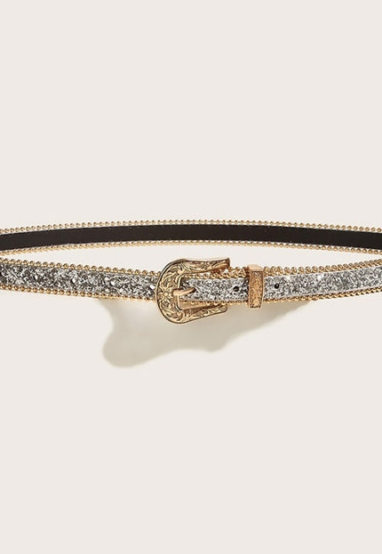 TERUG Gouden Parel Riem met Sierlijke Gesp