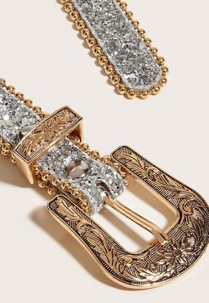 TERUG Gouden Parel Riem met Sierlijke Gesp