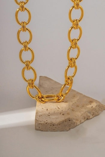 TERUG Gouden Statement Chain Ketting