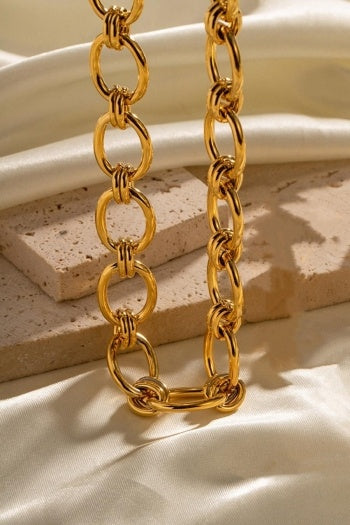 TERUG Gouden Statement Chain Ketting