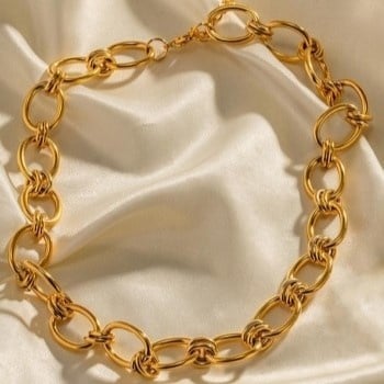 TERUG Gouden Statement Chain Ketting