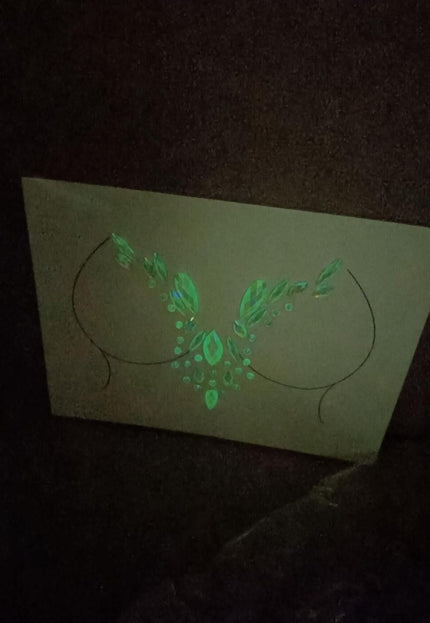 TERUG Strass Glow in the Dark Body Stickers