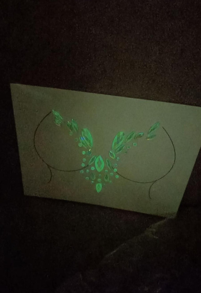 TERUG Strass Glow in the Dark Body Stickers