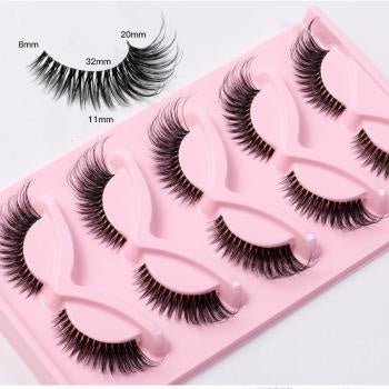 TERUG Volume Cat Eye Look Nep Wimpers Set van 5