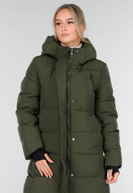WINTER Groene Lange Pufferjas