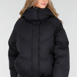WINTER Puffer Jas Zwart