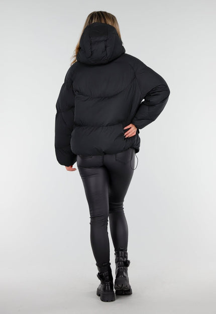 WINTER Puffer Jas Zwart