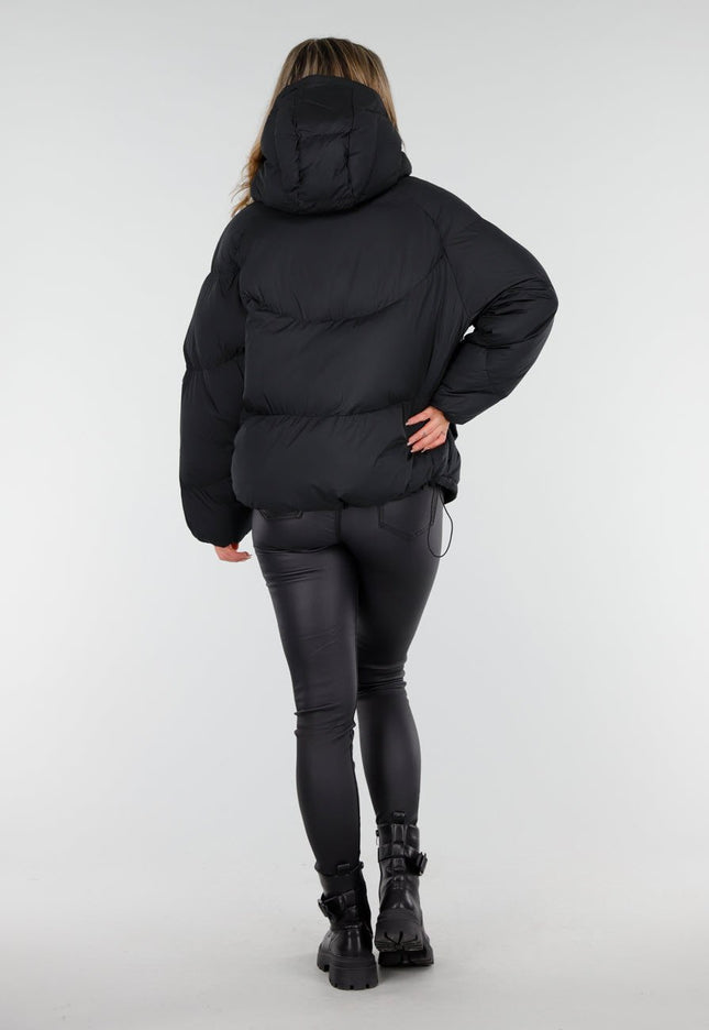WINTER Puffer Jas Zwart
