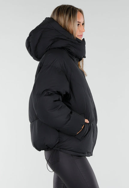 WINTER Puffer Jas Zwart
