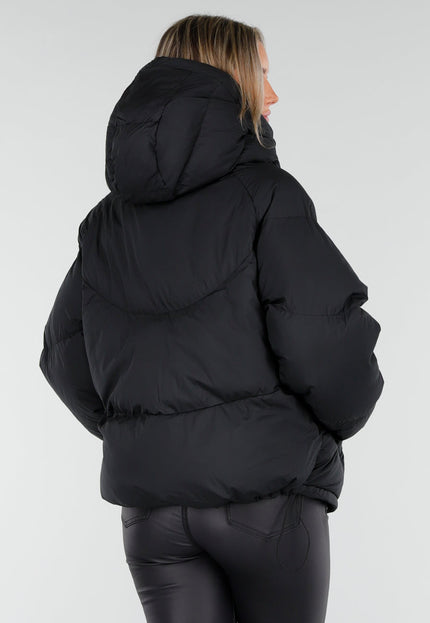 WINTER Puffer Jas Zwart