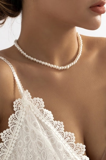 Zilveren Ketting met Parels