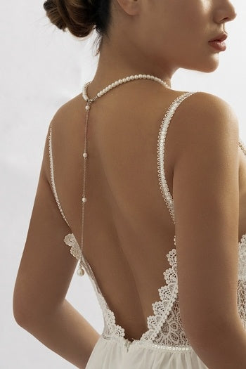 Zilveren Ketting met Parels