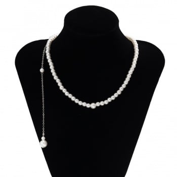 Zilveren Ketting met Parels
