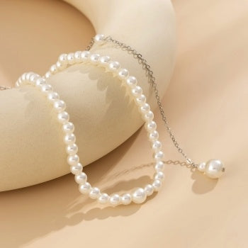 Zilveren Ketting met Parels