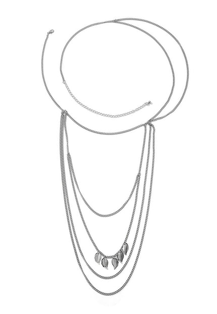 Zilveren Schouder Ketting