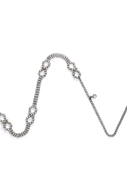 Zilveren Strass Bh Band