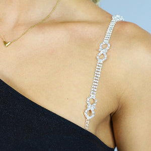 Zilveren Strass Bh Band