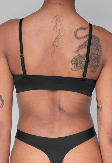 Zwarte Beugelloze Softcup Comfort BH