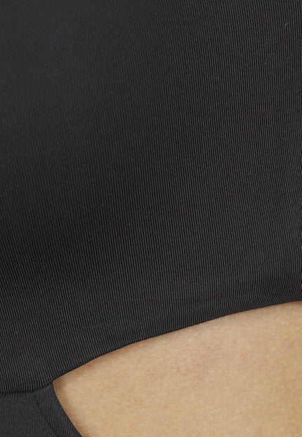 Zwarte Cut Out Bodysuit