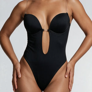 Zwarte Onzichtbare Bodysuit