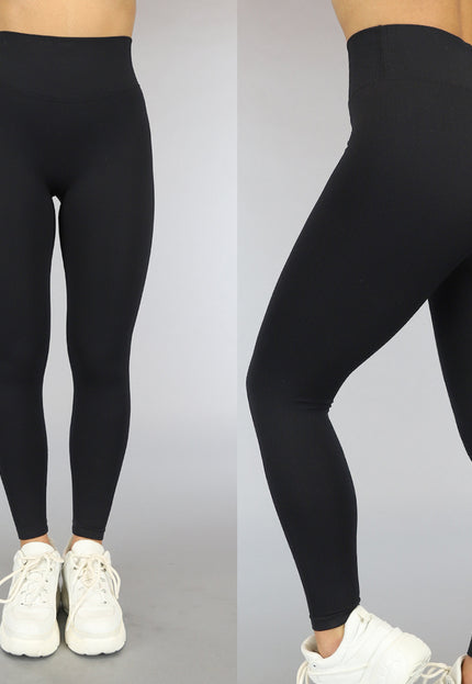 Zwarte Rib Sportlegging
