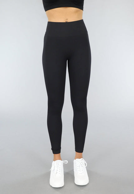 Zwarte Ribstof Sport Broek
