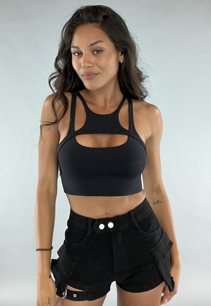 Zwarte Sport BH
