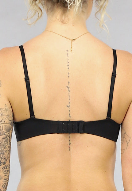 Zwarte Strapless Push Up BH
