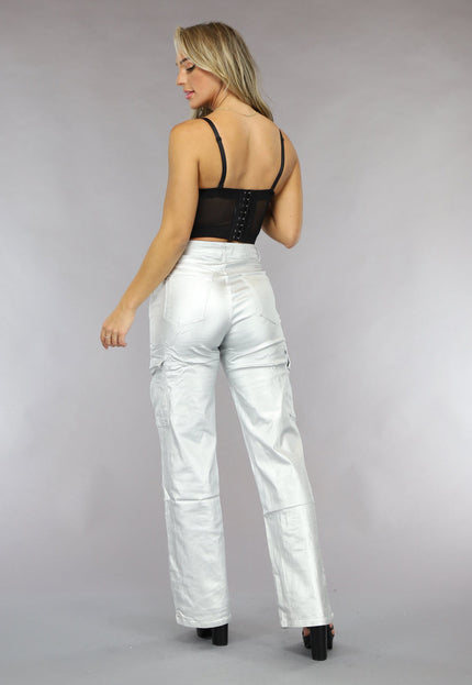 Zwarte Voorgevormde Glitter Top