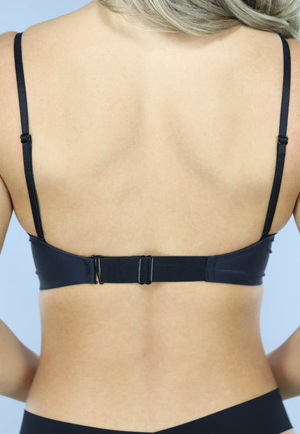 Zwarte Zachte V Hals BH